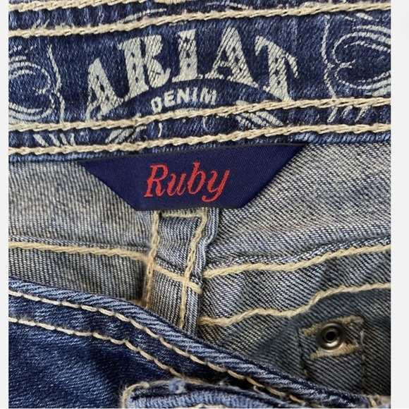 Ariat Blue Embellished Women's Jeans - Picture 5 of 16